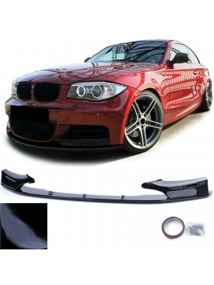 Přední spoiler / lízátko BMW 1 F20/F21 (2010-2014) - černý lesklý